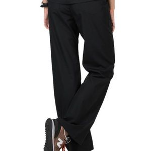 CLASSIC SIMPLE SCRUB PANTS: Black, Sz L